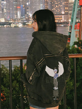 Tsubasa 3D TRAINEE ANGEL WASHED Zip Hoodie (Tsubasa)